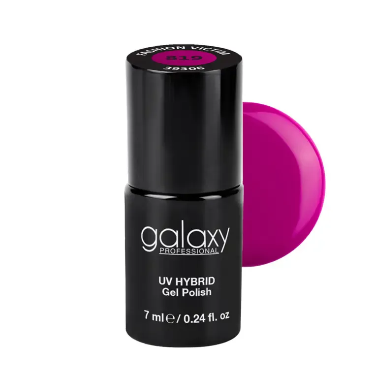 INTENSE PINK - trajni lak za nokte UV/LED Hybrid 7 ml — Fashion Victim S819 — slika 1