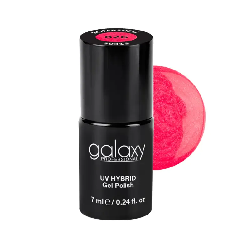 INTENSE PINK - trajni lak za nokte UV/LED Hybrid 7 ml — Bombshell S826 — slika 1