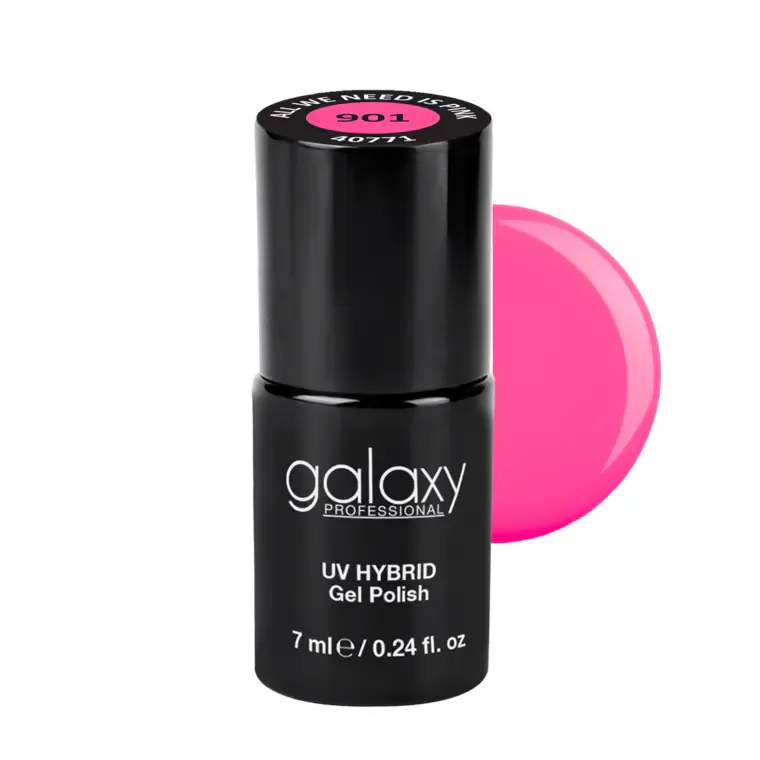 INTENSE PINK - trajni lak za nokte UV/LED Hybrid 7 ml — All We Need Is Pink S901 — slika 1