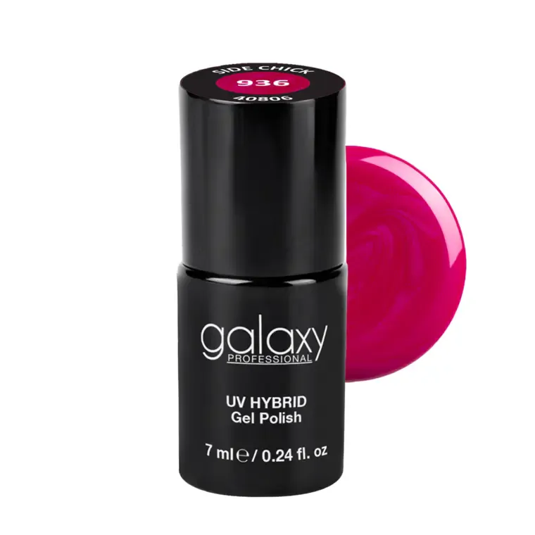 INTENSE PINK - trajni lak za nokte UV/LED Hybrid 7 ml — Side Chick S936 — slika 1