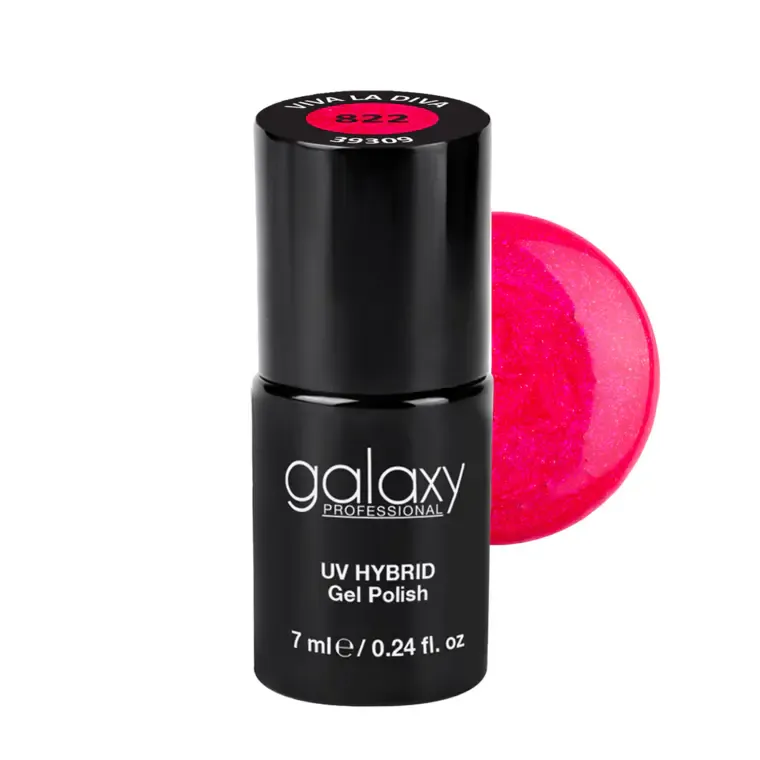 INTENSE PINK - trajni lak za nokte UV/LED Hybrid 7 ml — Viva La Diva S822 — slika 1