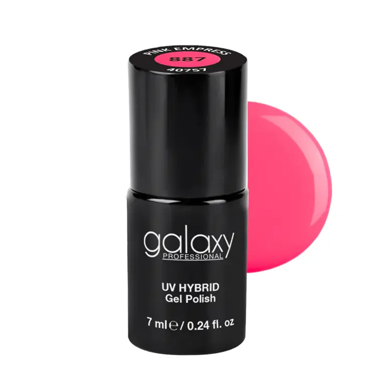 INTENSE PINK - trajni lak za nokte UV/LED Hybrid 7 ml — Pink Empress S887 — slika 1