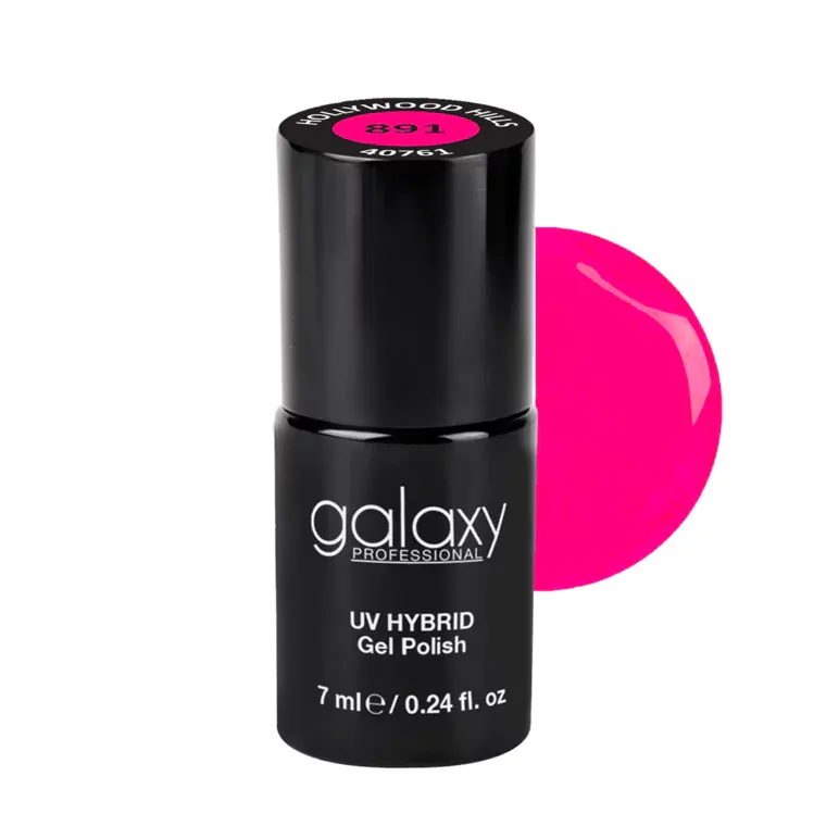 INTENSE PINK - trajni lak za nokte UV/LED Hybrid 7 ml — Hollywood Hills S891 — slika 1