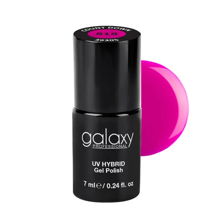 INTENSE PINK - trajni lak za nokte UV/LED Hybrid 7 ml — Count Down S818 — slika 1