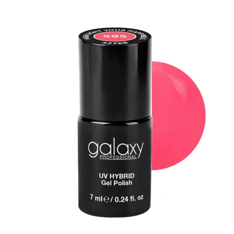 INTENSE PINK - trajni lak za nokte UV/LED Hybrid 7 ml — Highlight Your Happiness S595 — slika 1