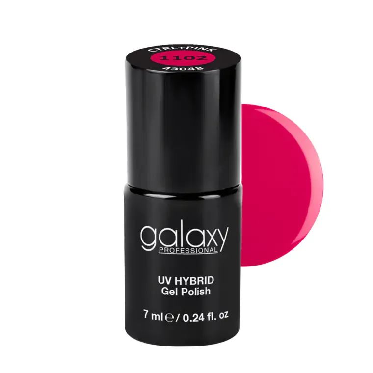 INTENSE PINK - trajni lak za nokte UV/LED Hybrid 7 ml — CTRL+Pink S1102 — slika 1