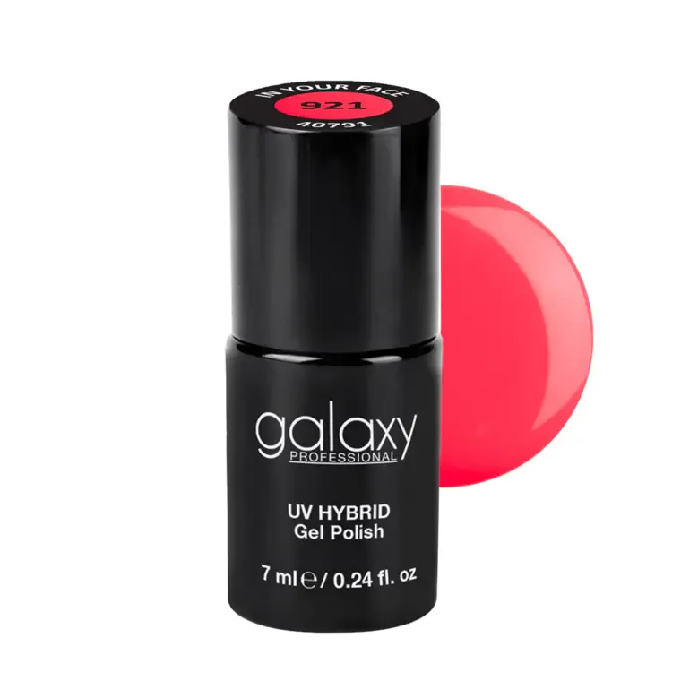 INTENSE PINK - trajni lak za nokte UV/LED Hybrid 7 ml — In Your Face S921 — slika 1