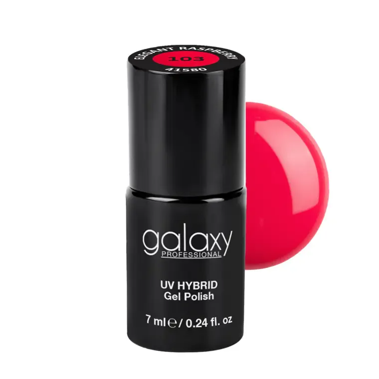 INTENSE PINK - trajni lak za nokte UV/LED Hybrid 7 ml — Elegant Raspberry S103 — slika 1