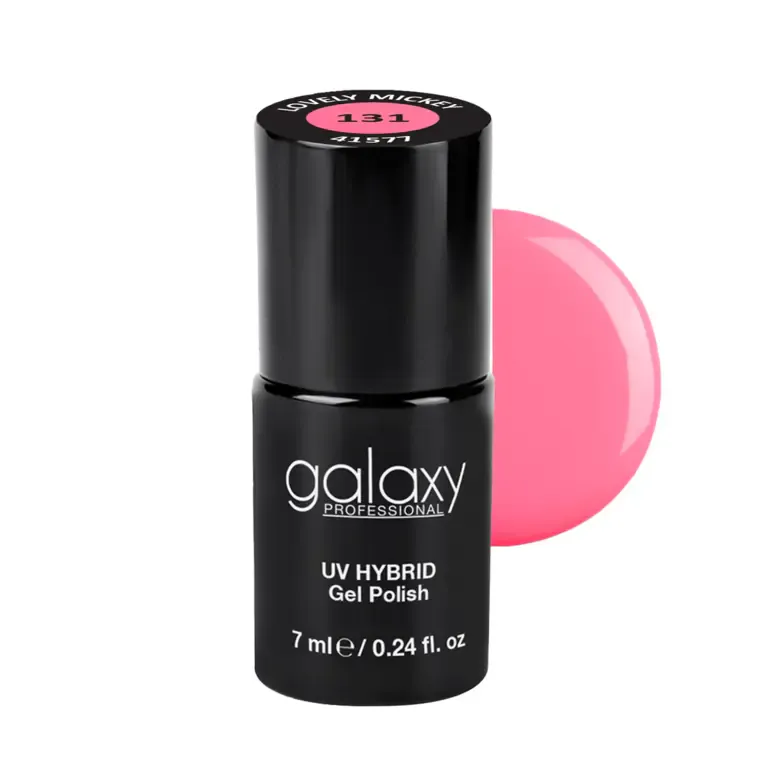 INTENSE PINK - trajni lak za nokte UV/LED Hybrid 7 ml — Lovely Mickey S131 — slika 1
