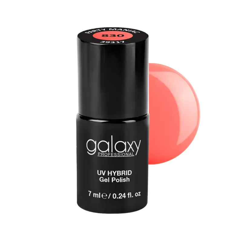 INTENSE PINK - trajni lak za nokte UV/LED Hybrid 7 ml — Party Maniac S830 — slika 1
