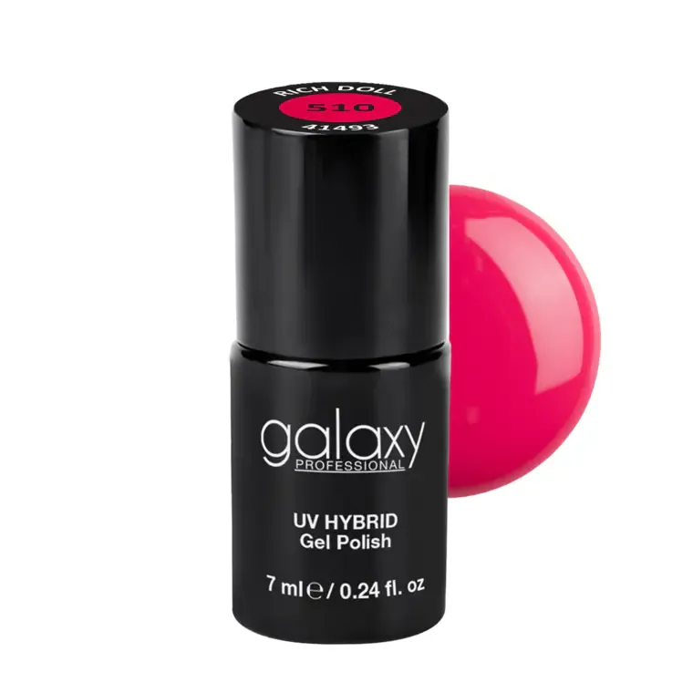 DARKISH ROSE - trajni lak za nokte UV/LED Hybrid 7 ml — Rich Doll S510 — slika 1