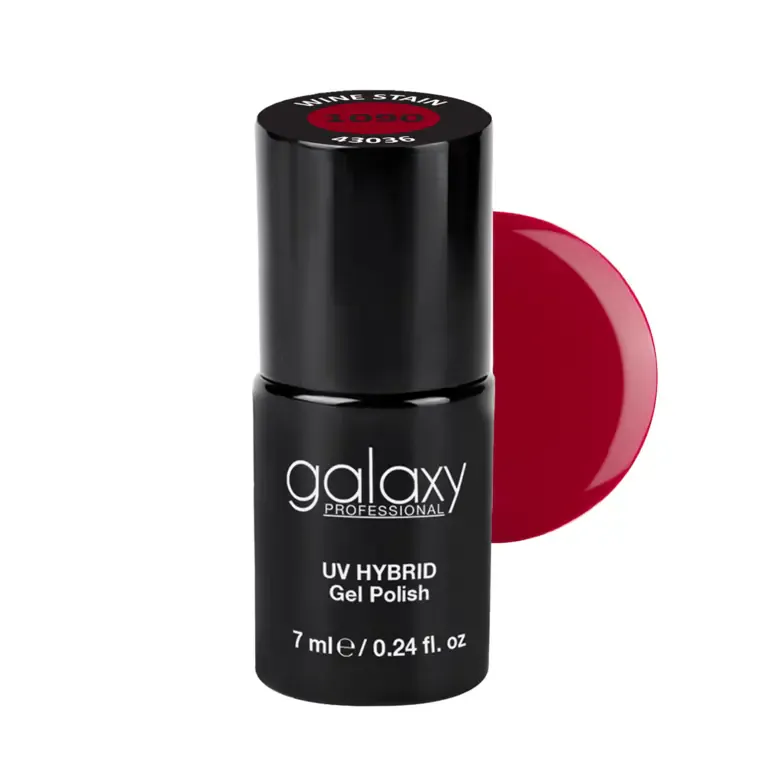 DARKISH ROSE - trajni lak za nokte UV/LED Hybrid 7 ml — Wine Stain S1090 — slika 1