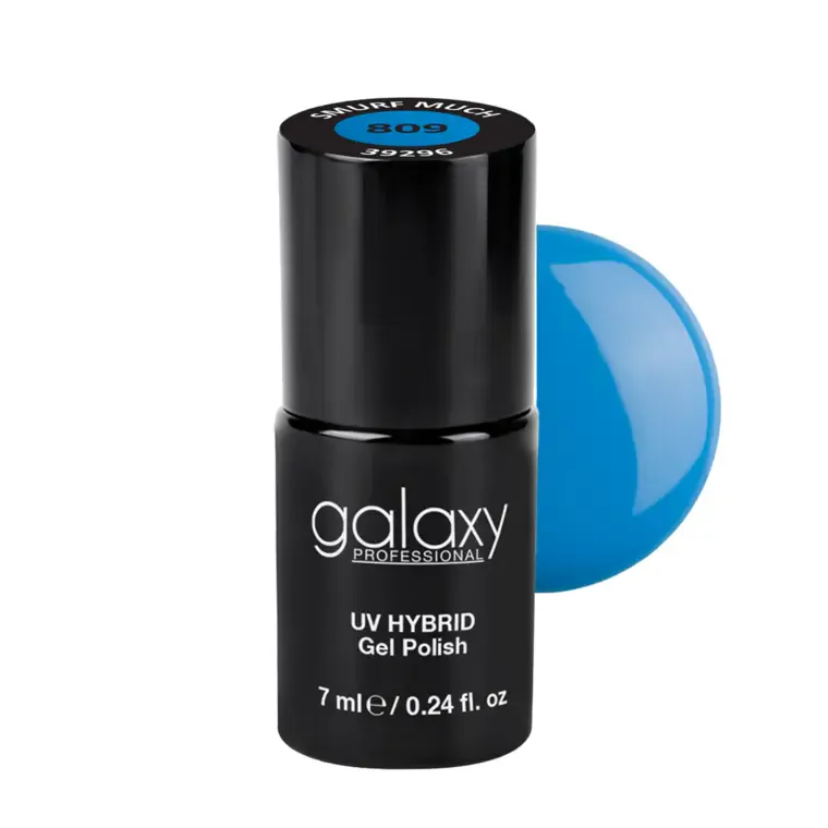 LIGHT BLUES - trajni lak za nokte UV/LED Hybrid 7 ml — SmURF MUCH S809 — slika 1