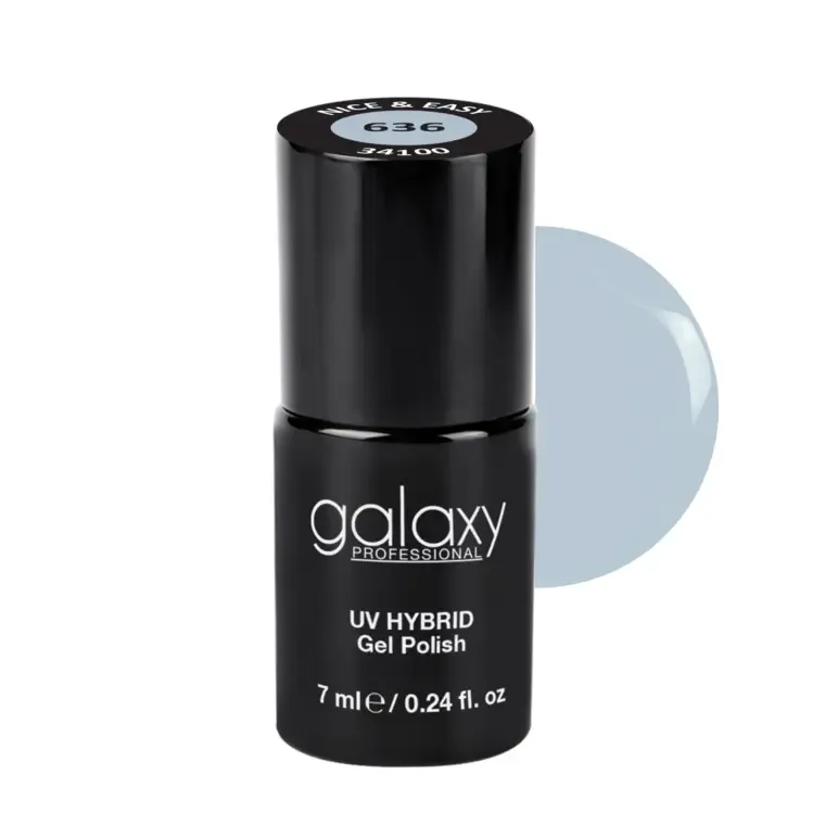LIGHT BLUES - trajni lak za nokte UV/LED Hybrid 7 ml — Nice & Easy S636 — slika 1