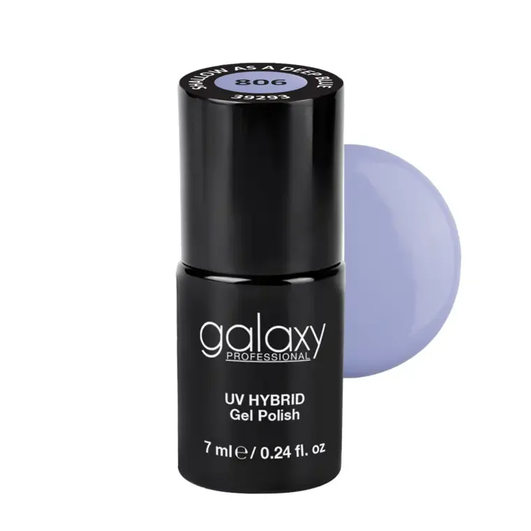 LIGHT BLUES - trajni lak za nokte UV/LED Hybrid 7 ml — Shallow as a Deep Blue S806 — slika 1