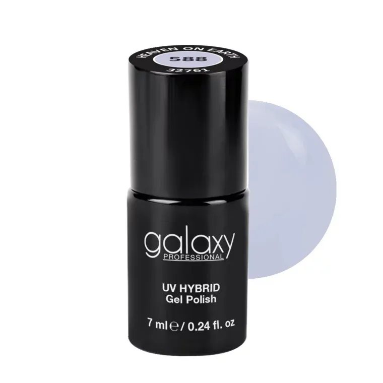 LIGHT BLUES - trajni lak za nokte UV/LED Hybrid 7 ml — Heaven on Earth S588 — slika 1