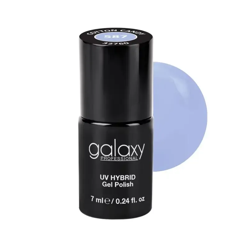 LIGHT BLUES - trajni lak za nokte UV/LED Hybrid 7 ml — Cotton Candy S587 — slika 1