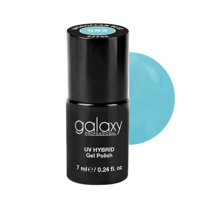 LIGHT BLUES - trajni lak za nokte UV/LED Hybrid 7 ml — Moroccan Blue S583 — slika 1