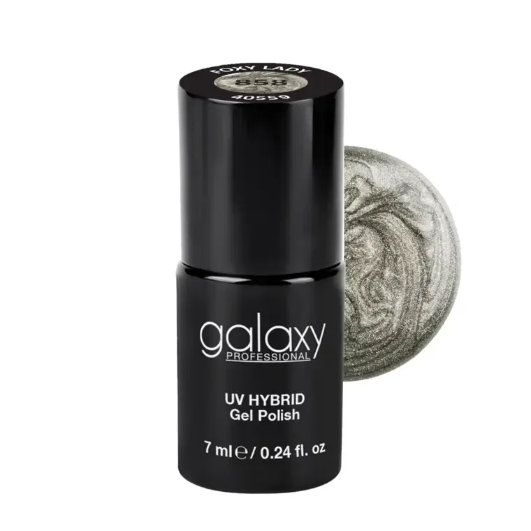 GLITTERS - trajni lak za nokte UV/LED Hybrid 7 ml — Foxy Lady S858 — slika 1