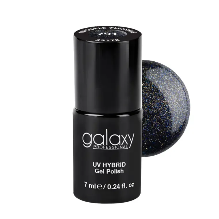 GLITTERS - trajni lak za nokte UV/LED Hybrid 7 ml — Twinkle Twinkle S791 — slika 1