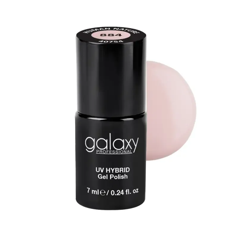 NEUTRAL ROSE - trajni lak za nokte UV/LED Hybrid 7 ml — Human Nature S884 — slika 1