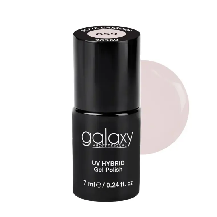 NEUTRAL ROSE - trajni lak za nokte UV/LED Hybrid 7 ml — Dove L'amore S859 — slika 1