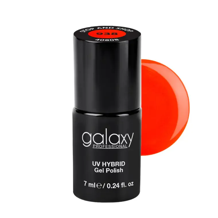 ORANGE - trajni lak za nokte UV/LED Hybrid 7 ml — Stop And Shop S938 — slika 1