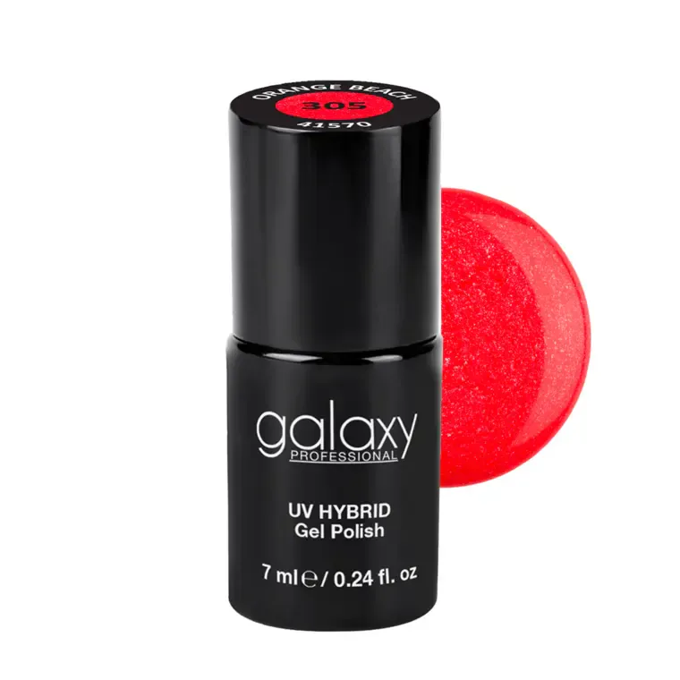 ORANGE - trajni lak za nokte UV/LED Hybrid 7 ml — Orange Beach S305 — slika 1