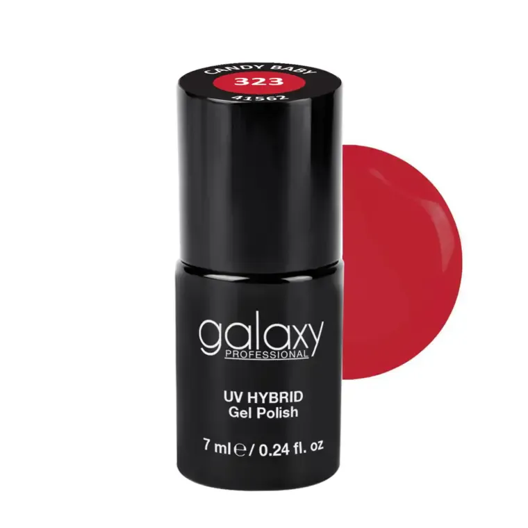 ROSE RED - trajni lak za nokte UV/LED Hybrid 7 ml — Candy Baby S323 — slika 1
