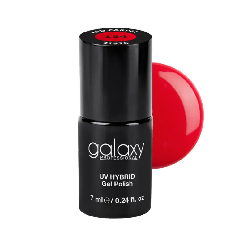 ROSE RED - trajni lak za nokte UV/LED Hybrid 7 ml — Red Carpet S134 — slika 1