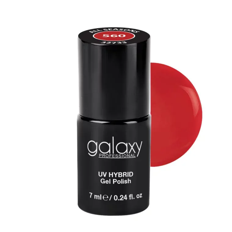 ROSE RED - trajni lak za nokte UV/LED Hybrid 7 ml — All Seasons S560 — slika 1