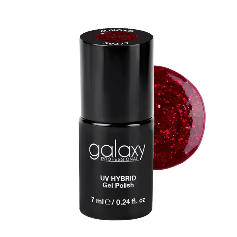 ROSE RED - trajni lak za nokte UV/LED Hybrid 7 ml — XOXOXO S790 — slika 1