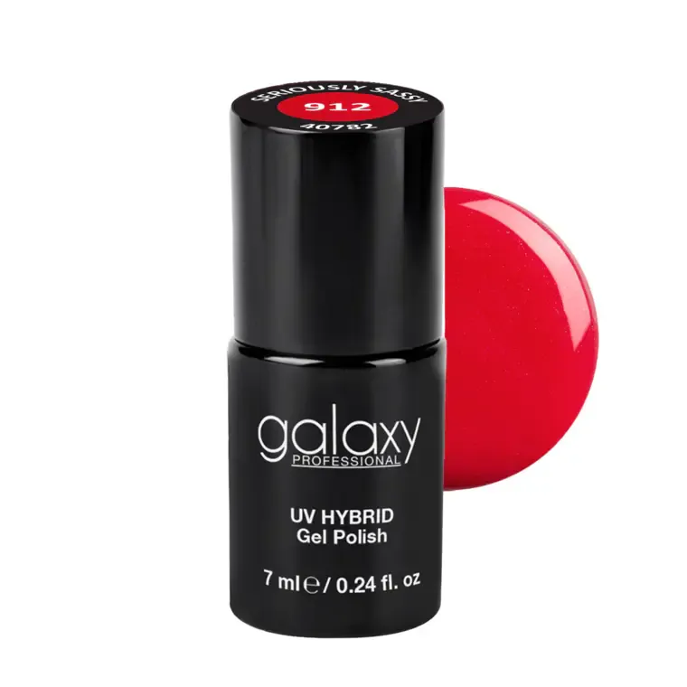 ROSE RED - trajni lak za nokte UV/LED Hybrid 7 ml — Seriously Sassy S912 — slika 1
