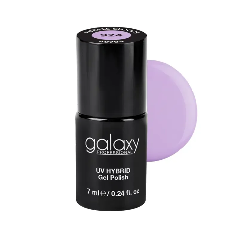 PASTEL LILAC - trajni lak za nokte UV/LED Hybrid 7 ml — Purple Clouds S924 — slika 1