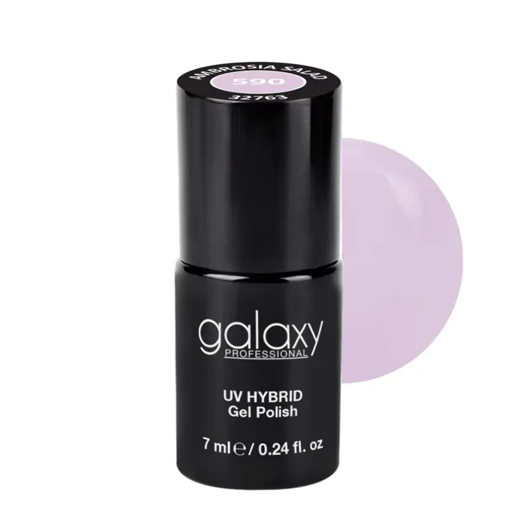 PASTEL LILAC - trajni lak za nokte UV/LED Hybrid 7 ml — Ambrosia Salad S590 — slika 1