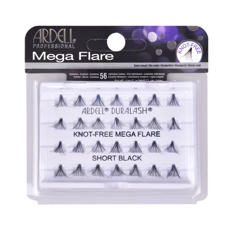 Individualne trepavice bez čvorića - Mega Flare kratke 56/1