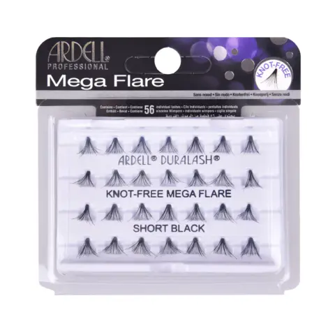 Individualne trepavice bez čvorića - Mega Flare kratke 56/1