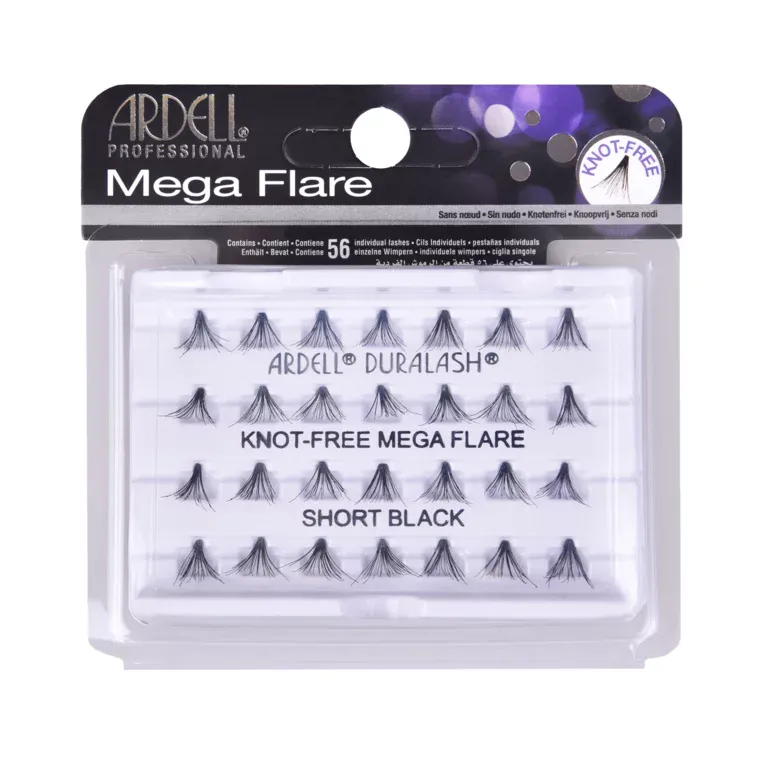 Individualne trepavice bez čvorića - Mega Flare kratke 56/1 — slika 1
