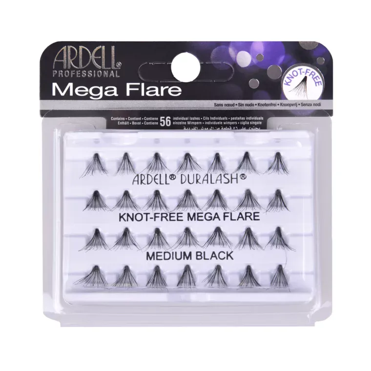 Individualne trepavice bez čvorića - Mega Flare srednje 56/1 — slika 1