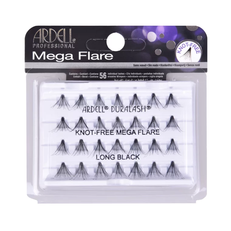 Individualne trepavice bez čvorića - Mega Flare duge 56/1