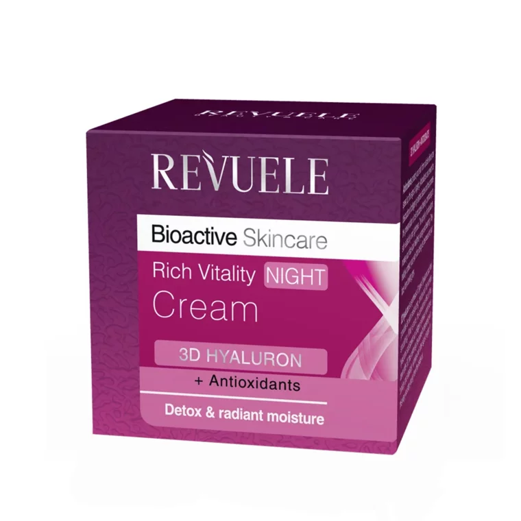 Noćna krema za revitalizaciju lica - Bioactive 3D Hyaluron 50 ml