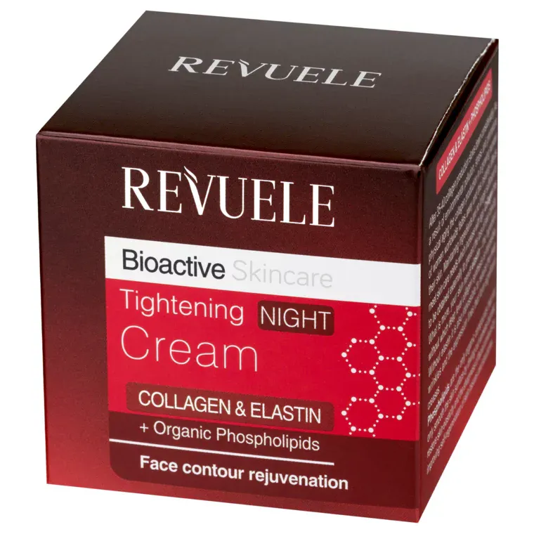 Noćna krema za zatezanje lica - Bioactive kolagen i elastin 50 ml — slika 1