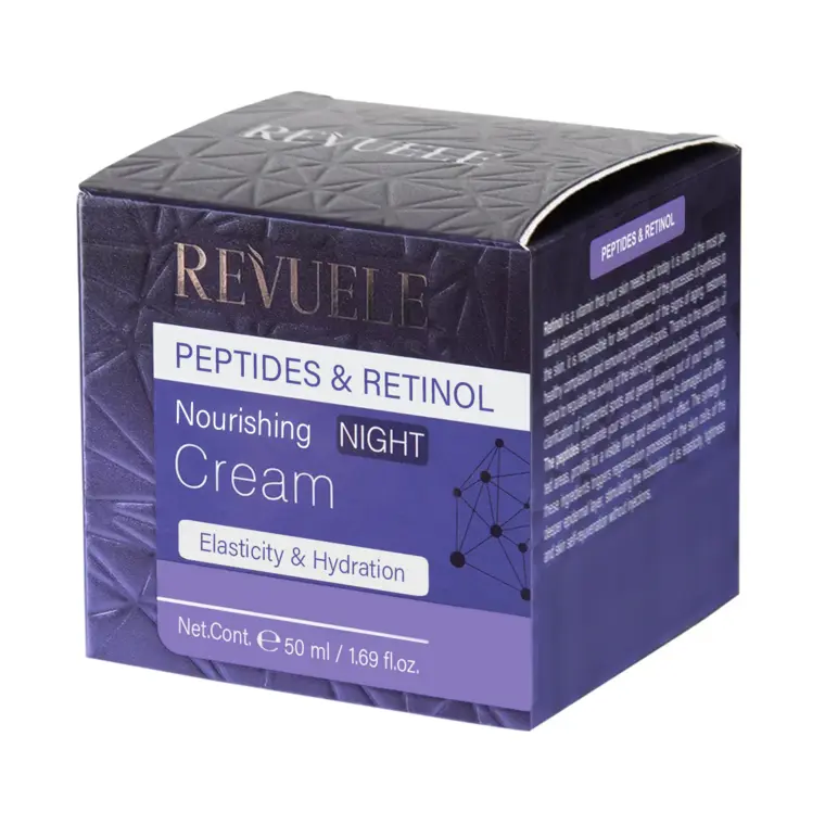 Noćna krema za lice - peptidi i retinol 50 ml — slika 1