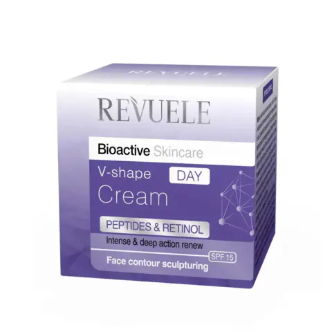 Dnevna krema za zatezanje lica SPF 15 - Bioactive V-shape peptidi i retinol 50 ml
