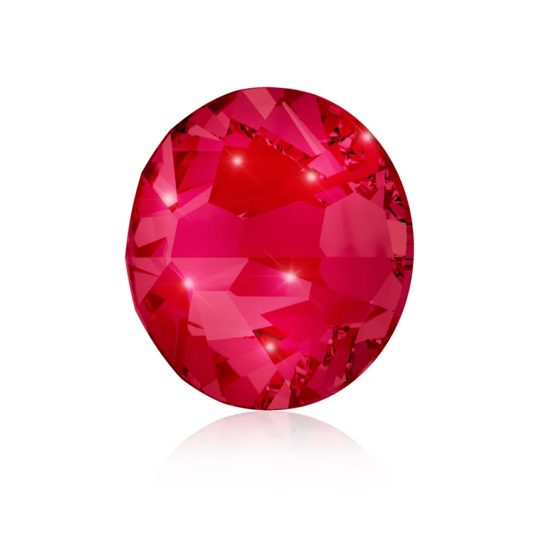 Kristali za nokte - Rose Enhanced SS10 Ruby 40/1