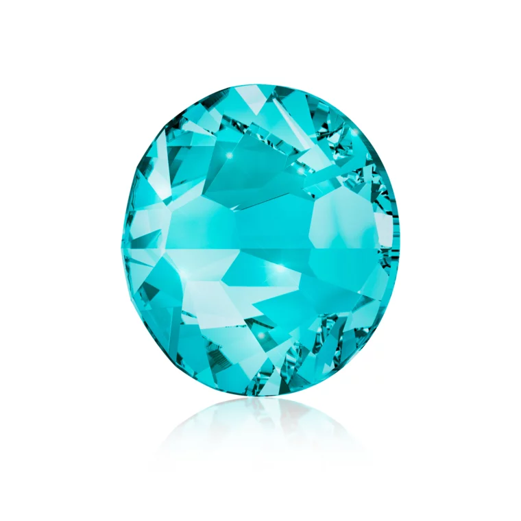 Kristali za nokte - Rose Enhanced SS10 Blue Zircon 40/1