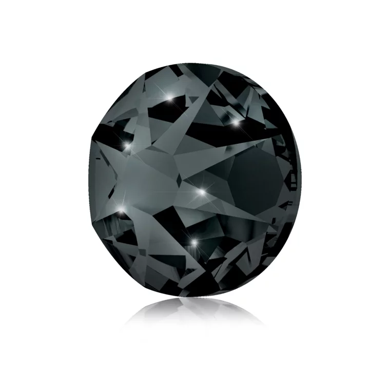Kristali za nokte - Rose SS16 Jet Hematite 20/1
