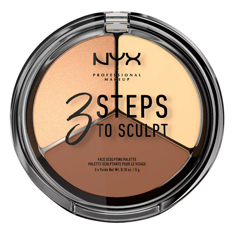 Paleta za konturisanje lica - 3 Steps To Sculpt — Light 3STS02 — slika 1