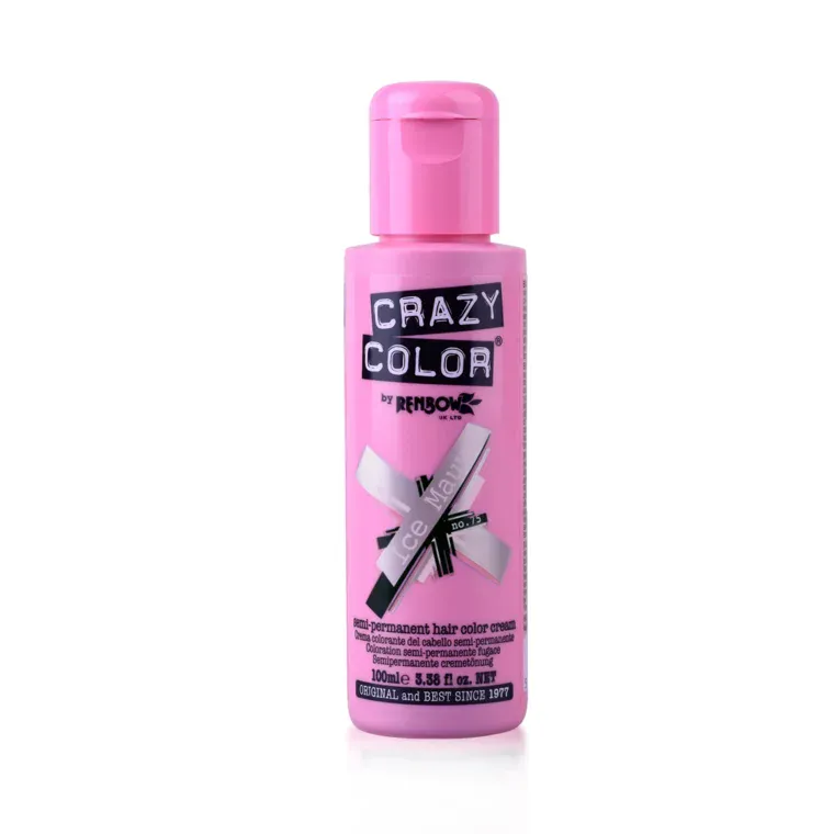 Polutrajna metalik boja za kosu 100 ml — Ice Mauve — slika 1