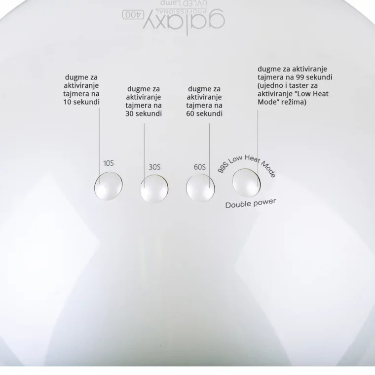 LED/UV lampa za nokte - Galaxy400 Smart 2.0 — slika 3